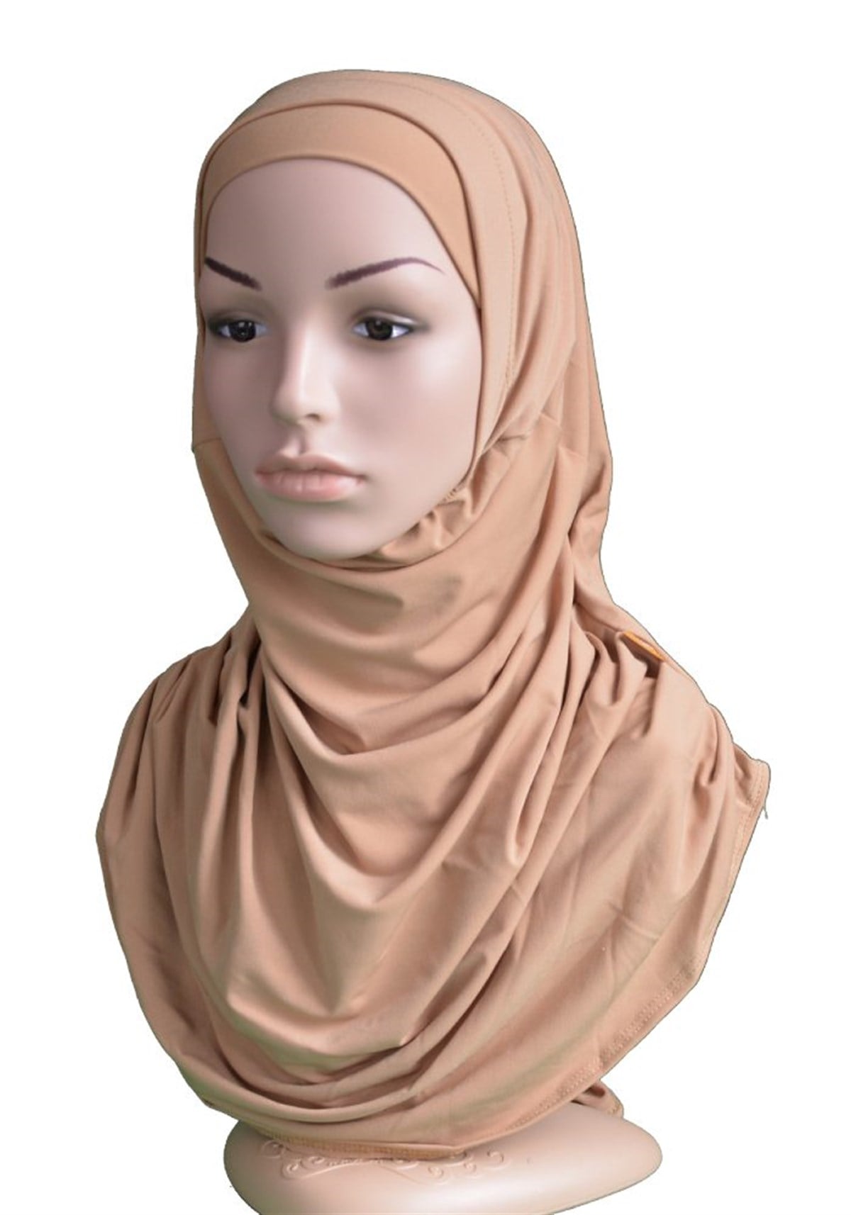 Karamel Kahve Pratik Eşarp