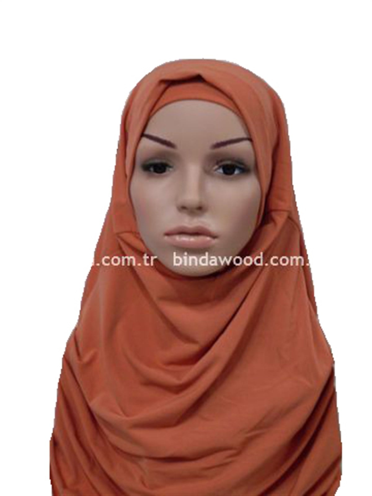 Kiremit Kırmızı Pratik Eşarp