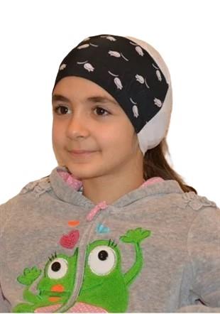Lale Siyah Çocuk Bone