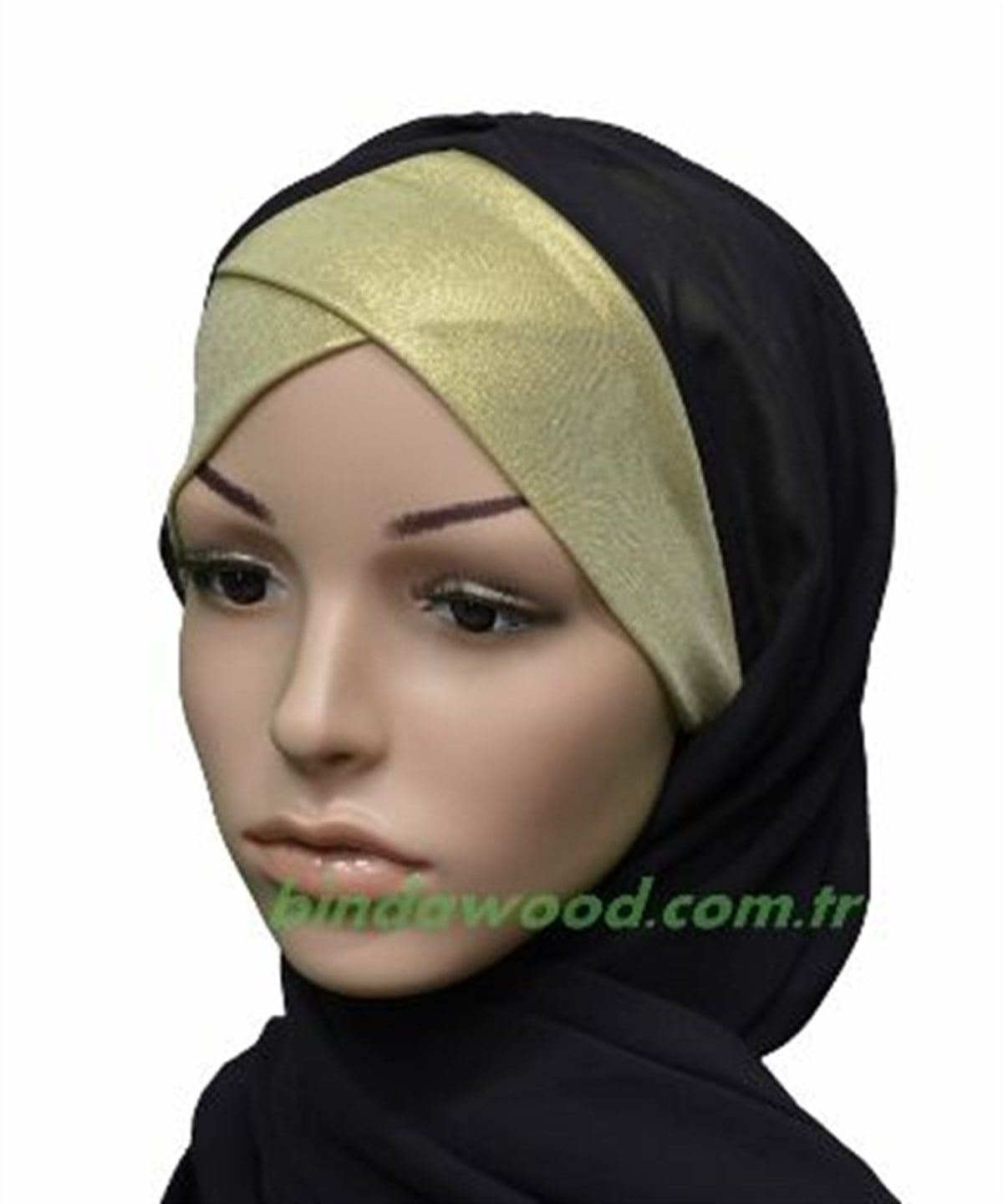 Şallı Bone Gold Siyah