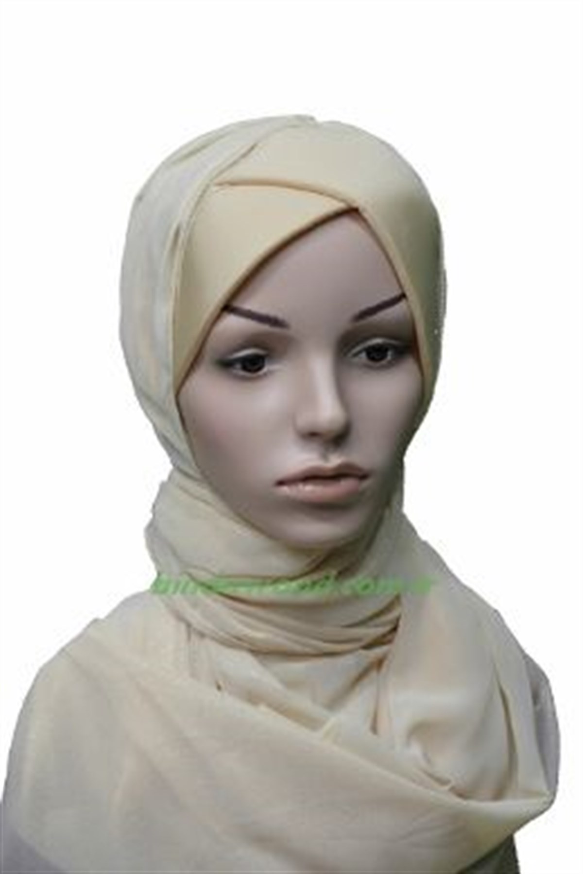 Şallı Bone Krem Sarı