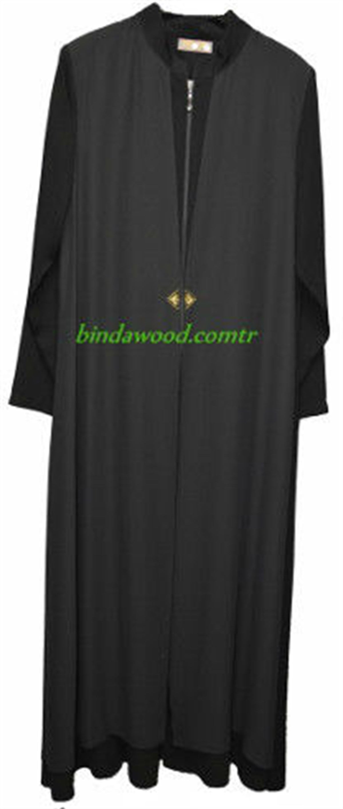 Şifon Siyah Tesettür Ferace