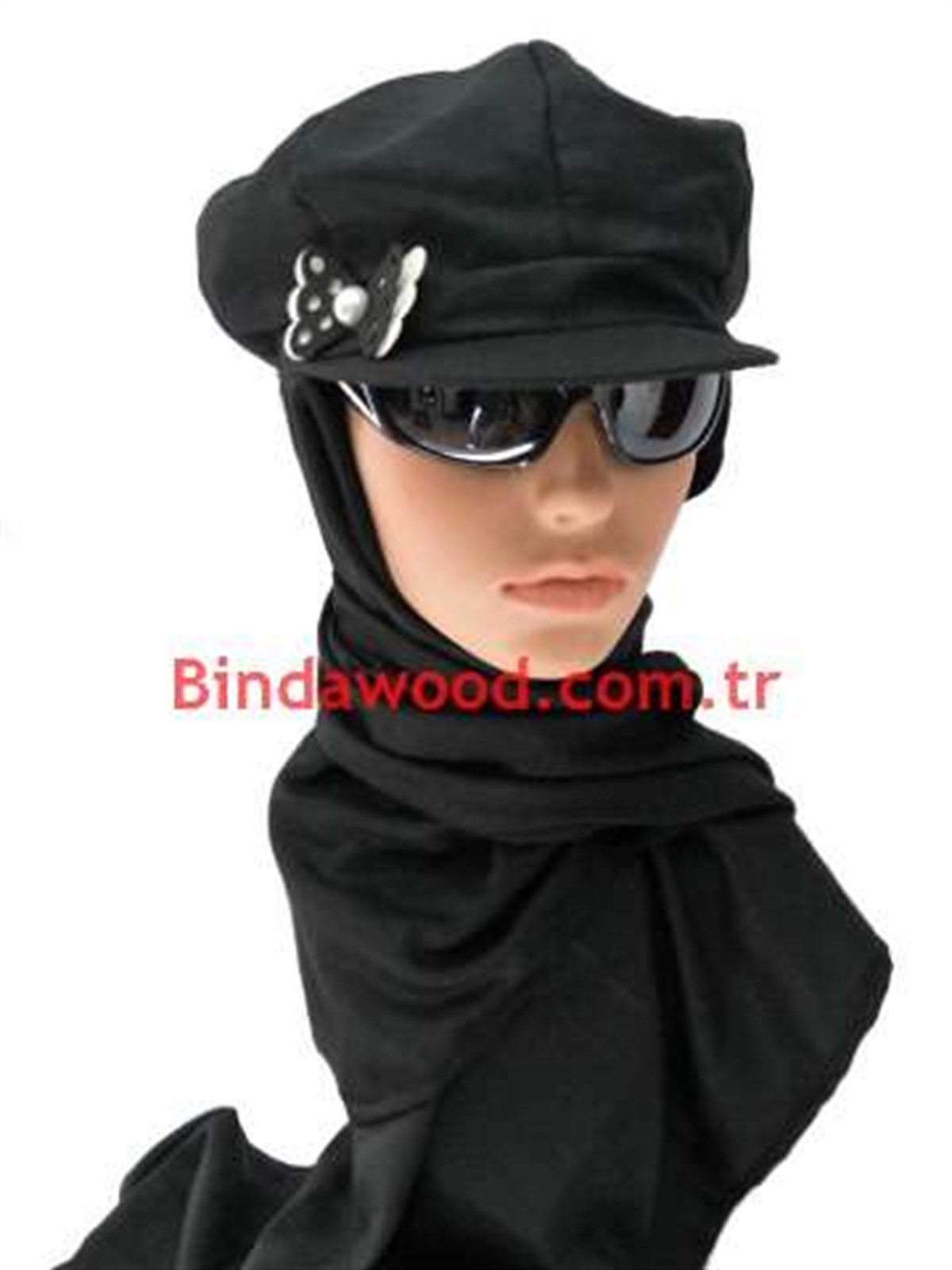 Siyah Şapkalı Türban
