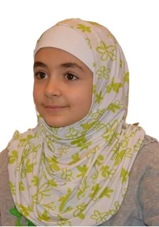 Yeşil Yonca Çocuk Pratik Eşarp