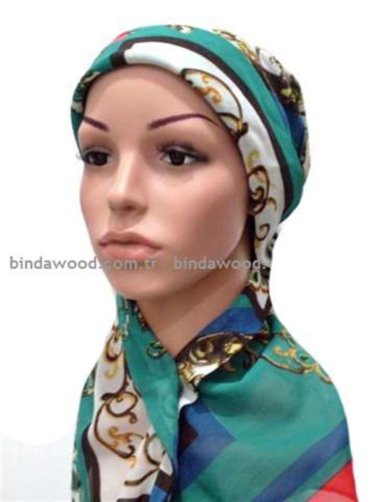 Yeşilli Hazır Eşarp