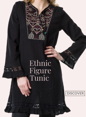 Ethnic Figure Tunic Bindawood