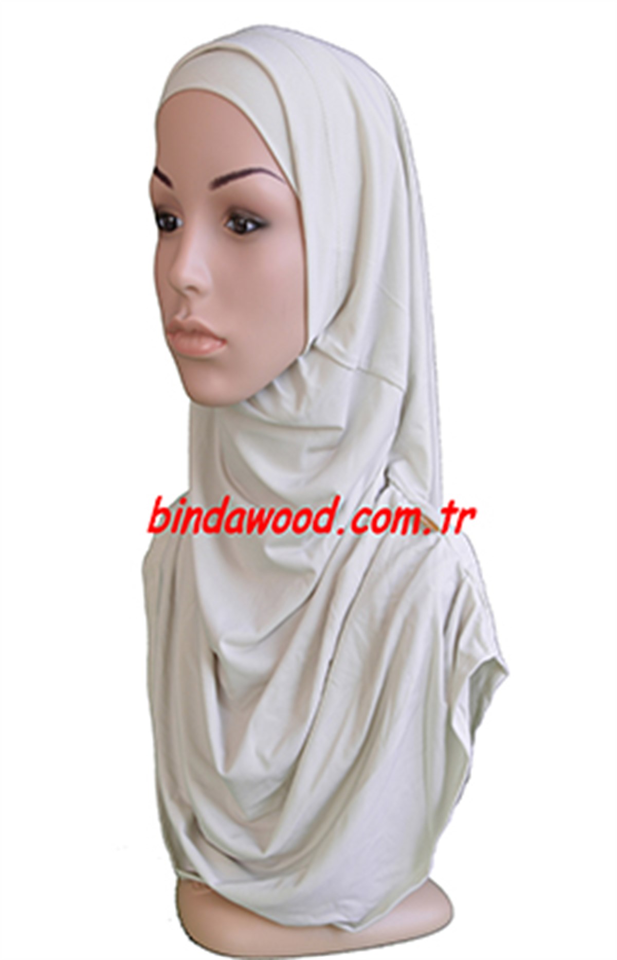 Açık Bej Pratik Eşarp