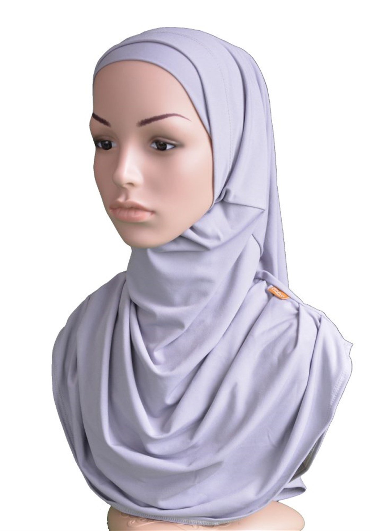 Açık Gri Pratik Eşarp