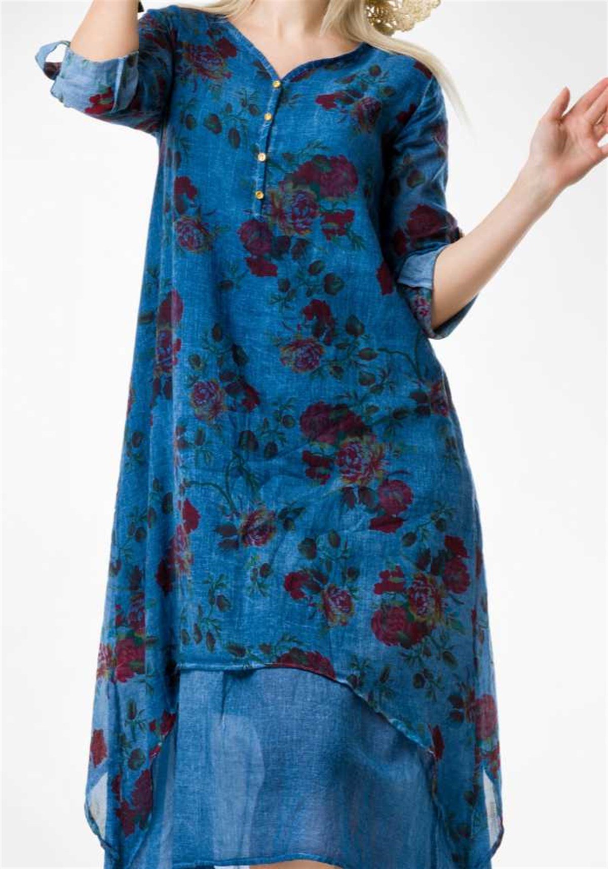 Akdeniz Turkuaz Elbise