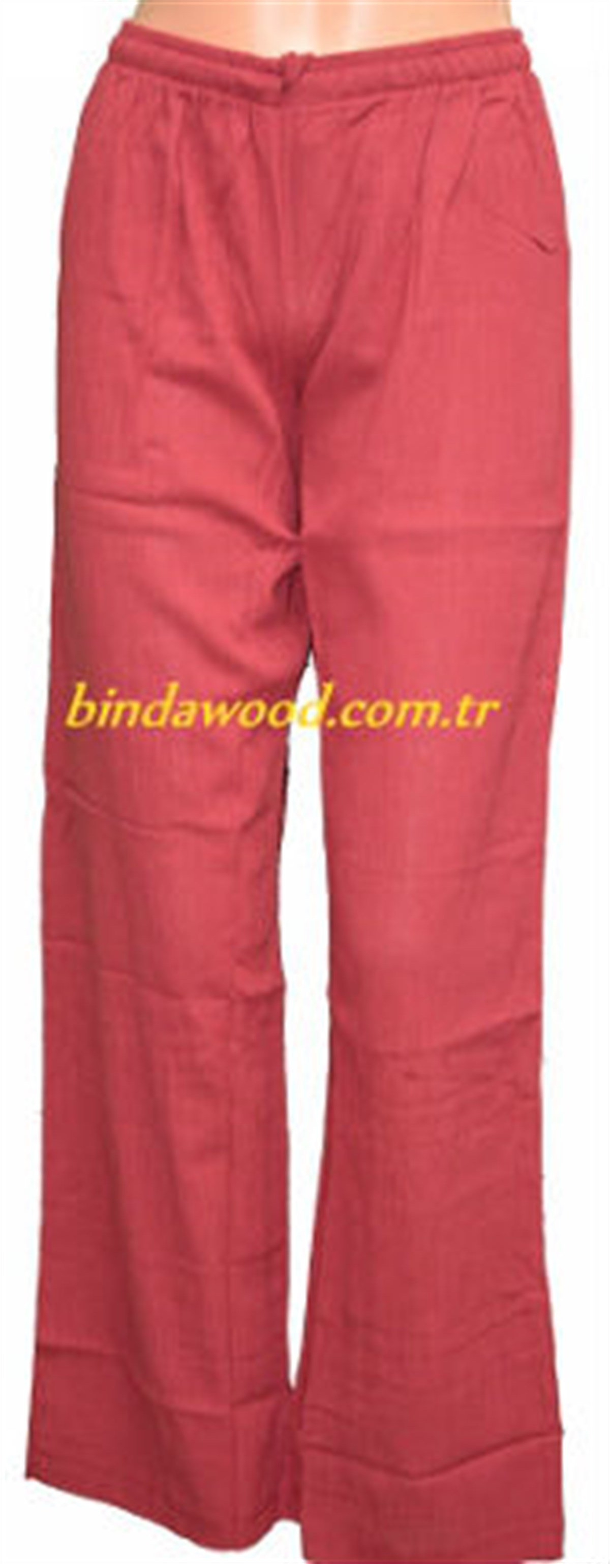 Bordo Yarım Şalvar Şilebezi Pantolon