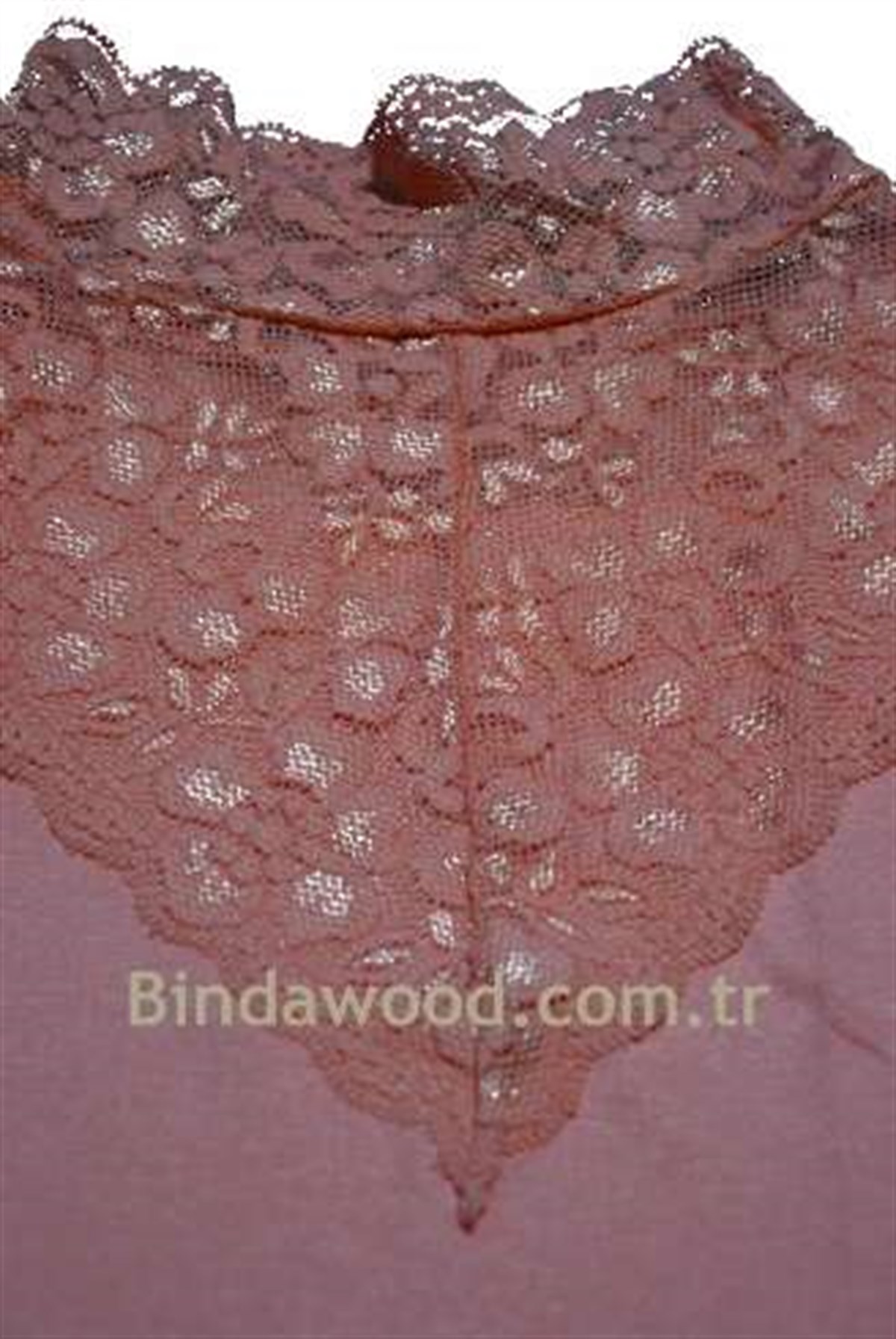 Boyunluk Leylak Dantelli