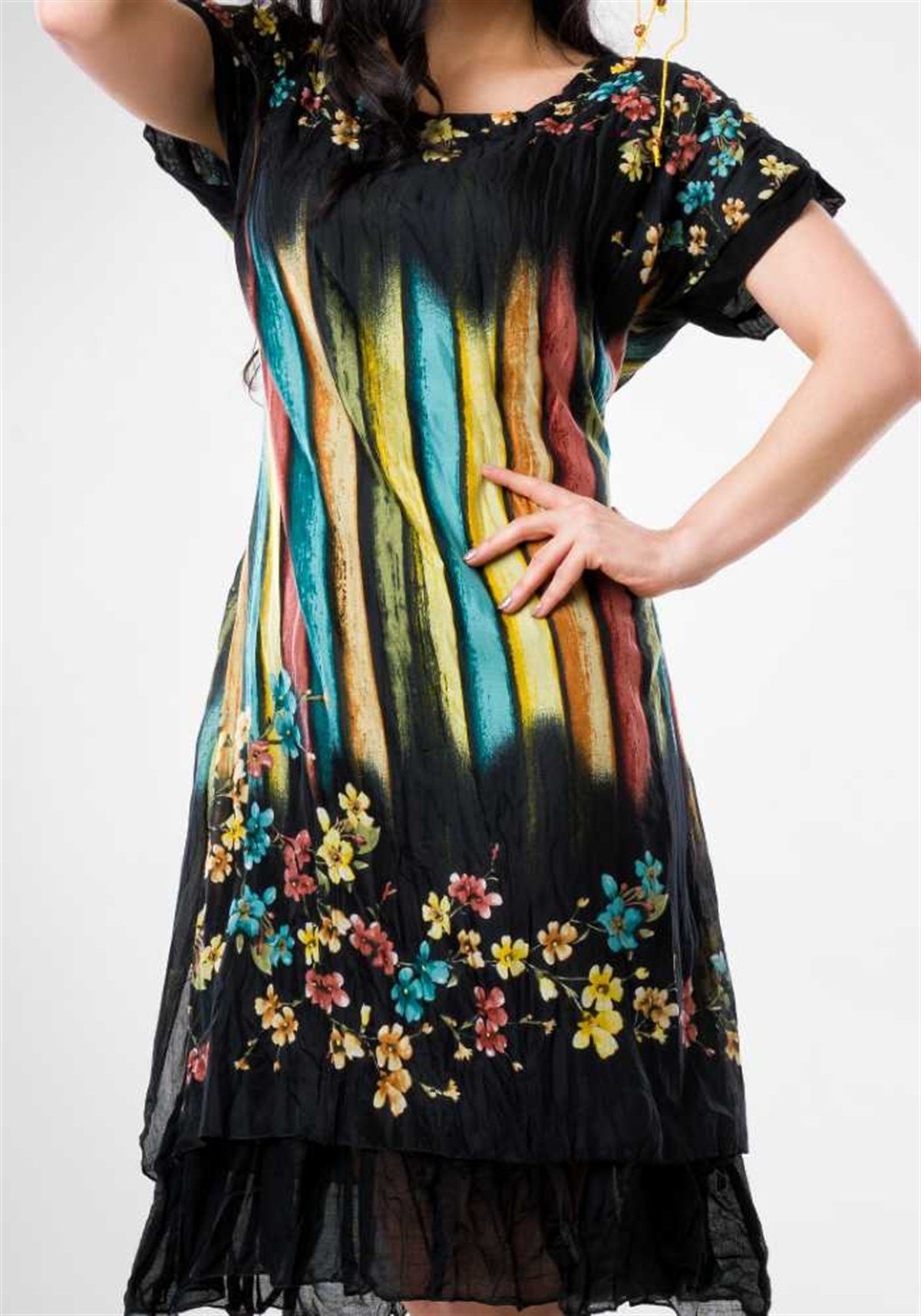 Bürümcük Yarım Kol Elbise