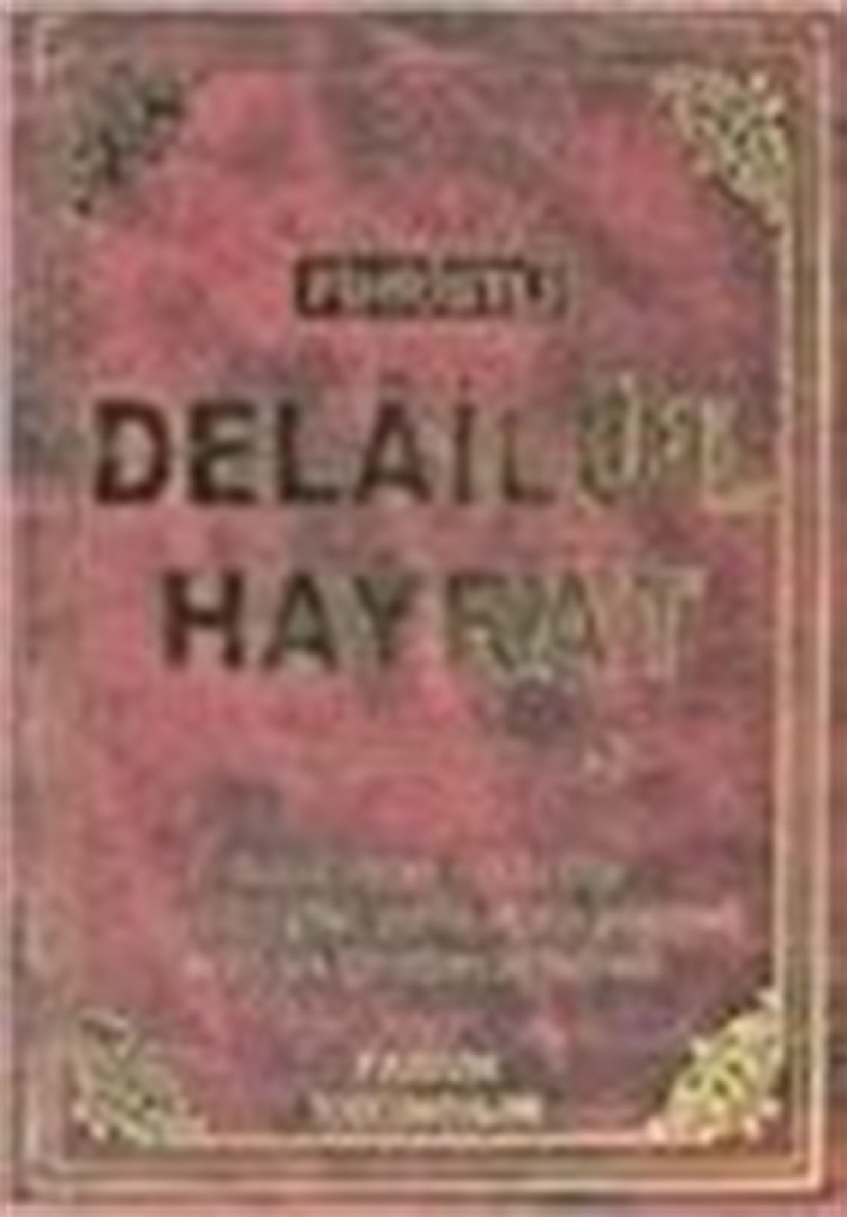 Büyük Cep Boy Delailül Hayrat Arapça Lüks Cilt 2 Renk Şamua Kağıt Dua 109