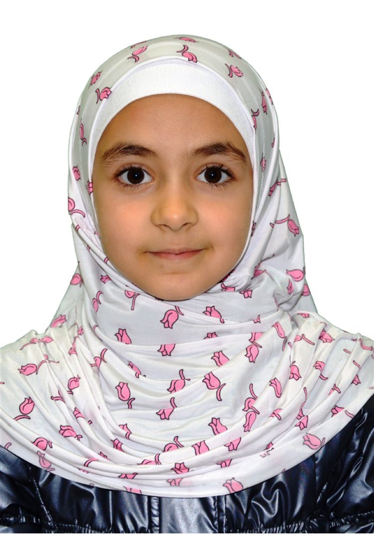 Çocuk Pratik Eşarp Pembe Lale