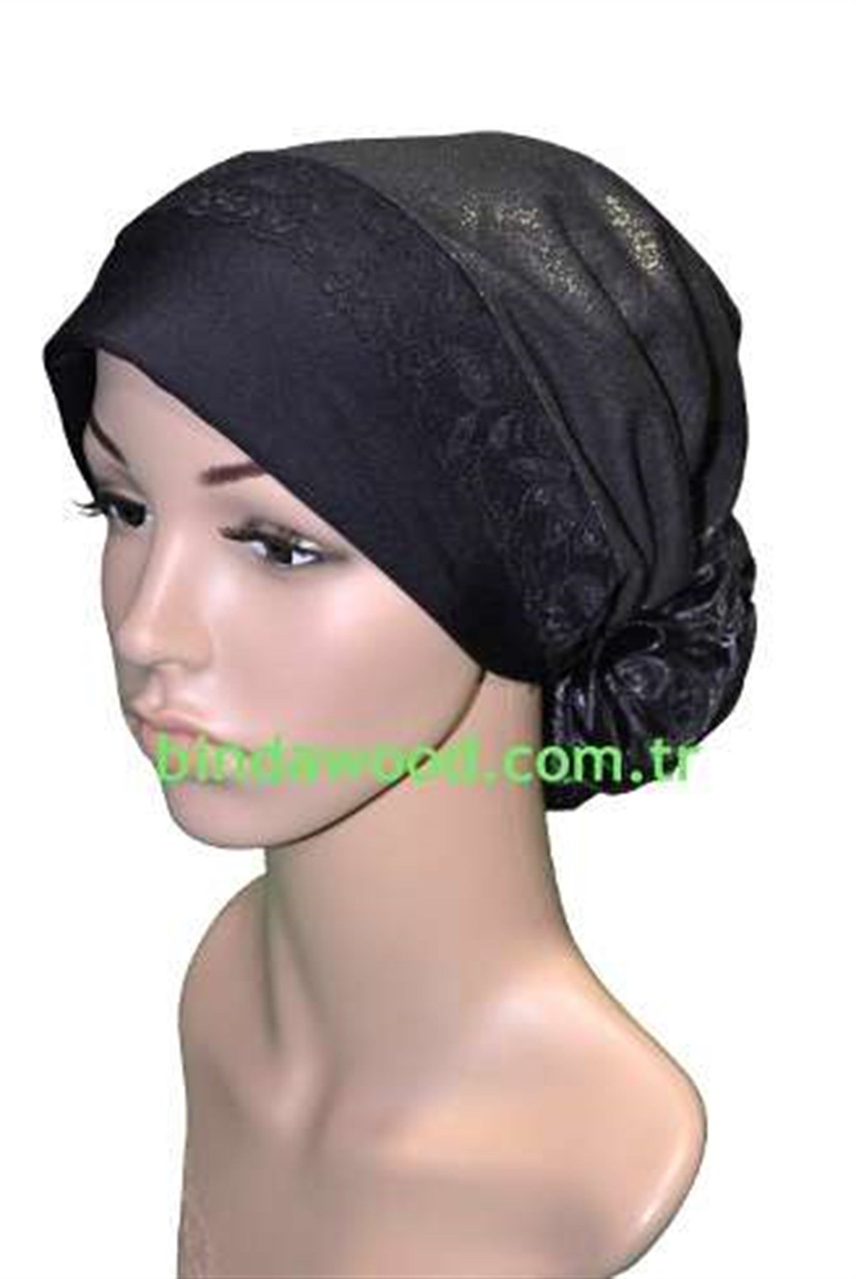 Dantelli Gold Fantazi Abiye Türban Bone