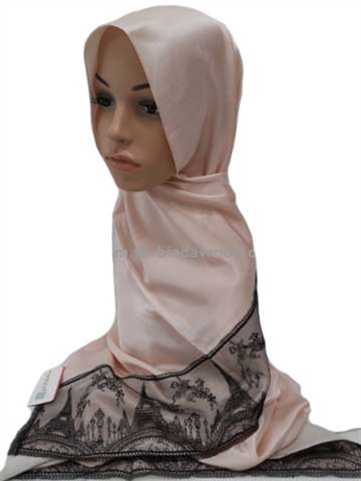 Dantelli Şal Eyfel Pudra