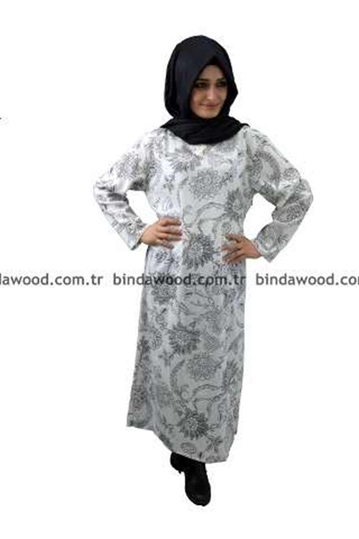 Elbise Pamuklu Beyaz