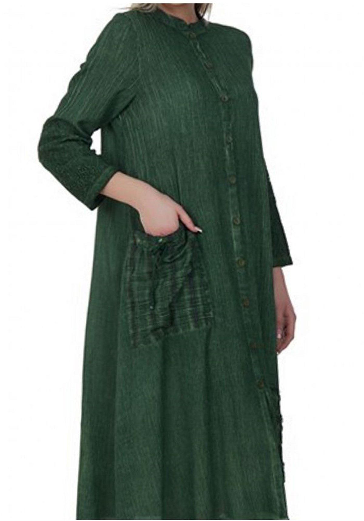 Elbise Pamuklu Yeşil