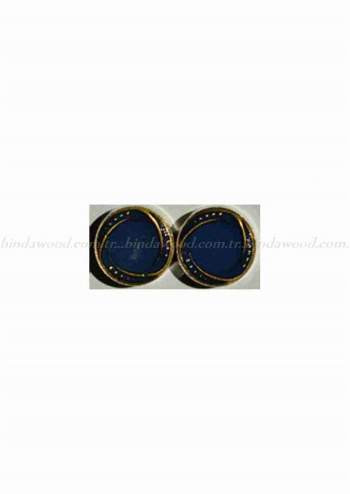 Eşarp Mıknatısı Gold Lacivert