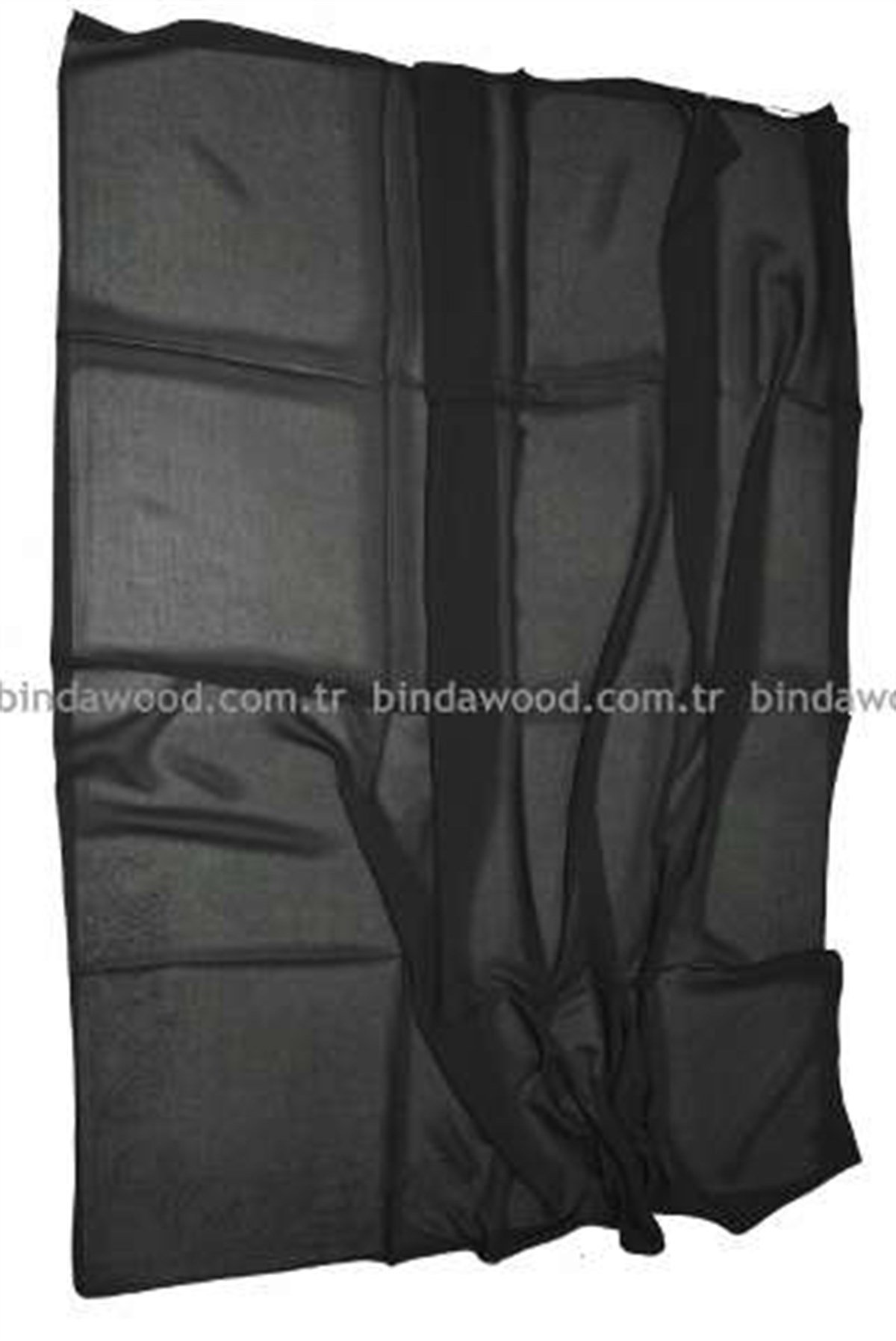 Ferace Başörtüsü Vav Siyah Taşlı