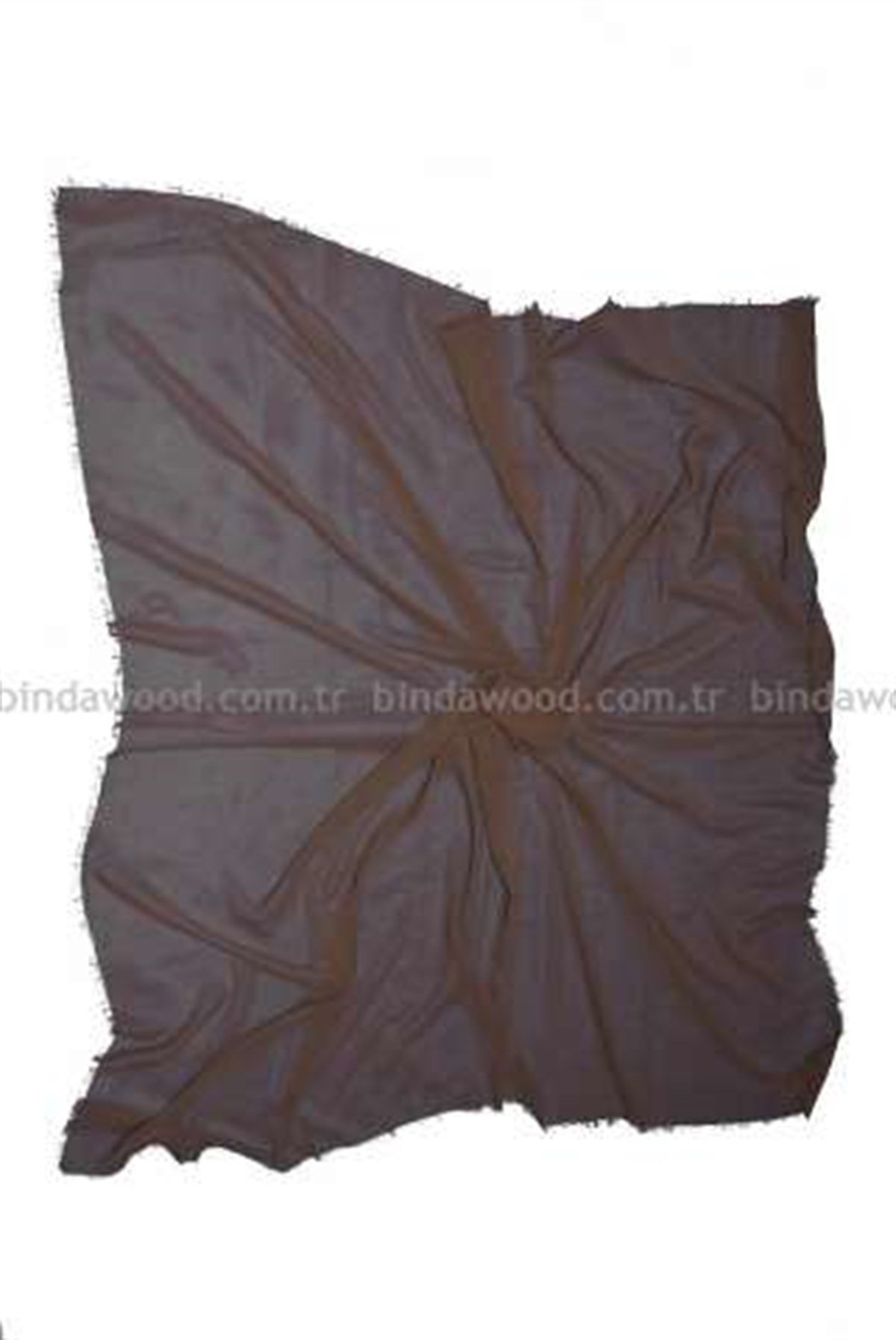 Şifon Eşarp Krep Kahverengi