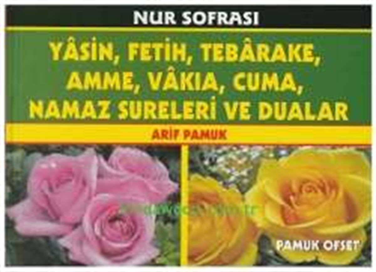 Fihristli Nur Sofrası Yasin Tebareke Yarım Defter Boyu Gül Kokulu Yasin 136