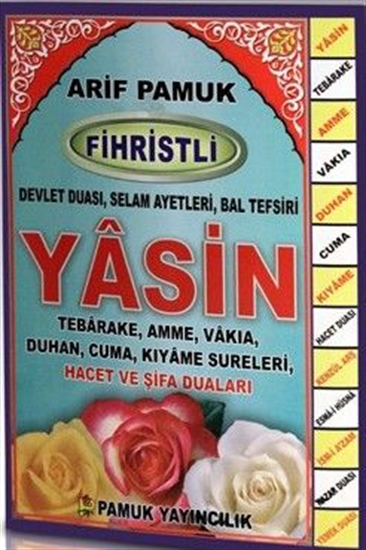 Fihristli Yasin İthal Kağıt Dergi Boy Yasin 118