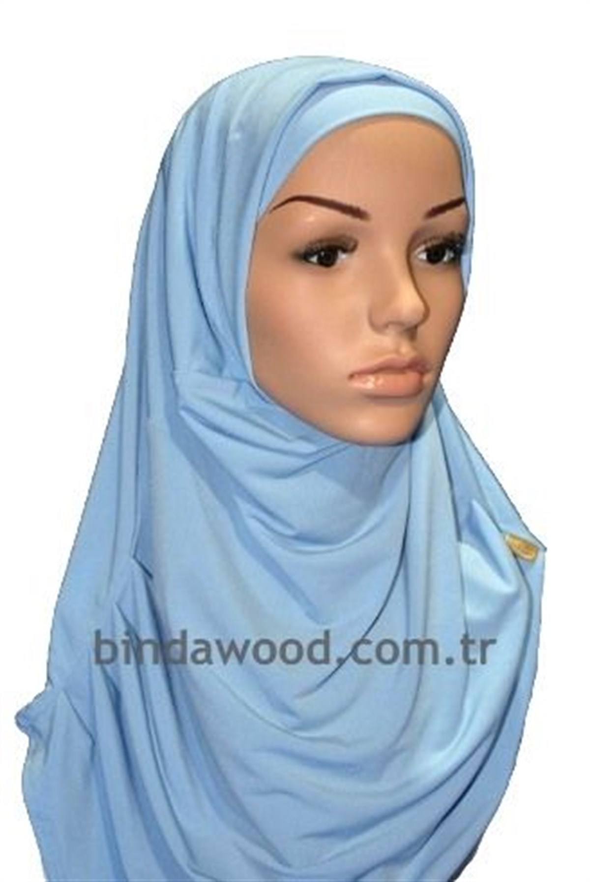 Gök Mavisi Pratik Eşarp