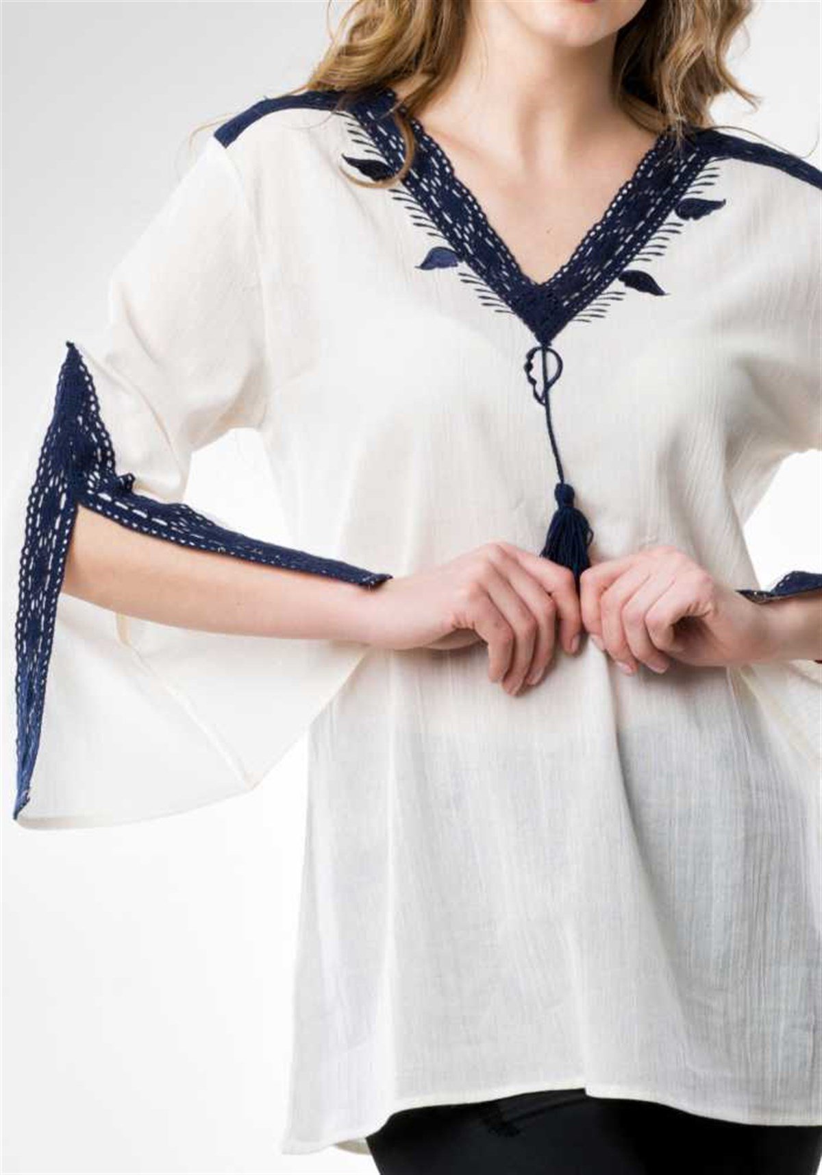 Kaftan Ekru Bluz