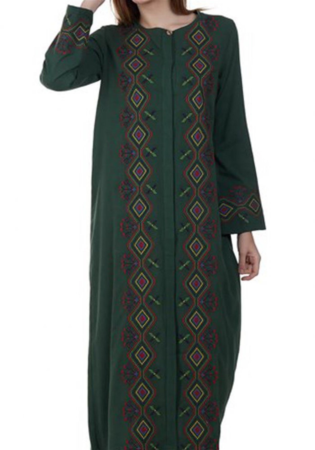 Kaftan Elbise Yeşil