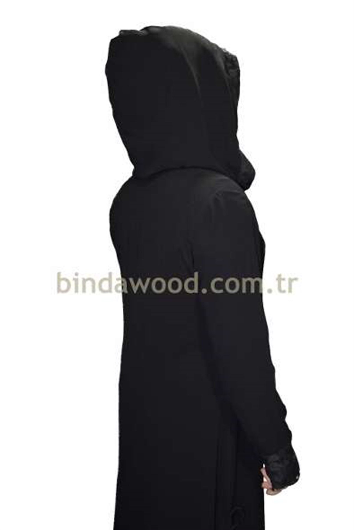 Kapşonlu Spor Tesettür Ferace