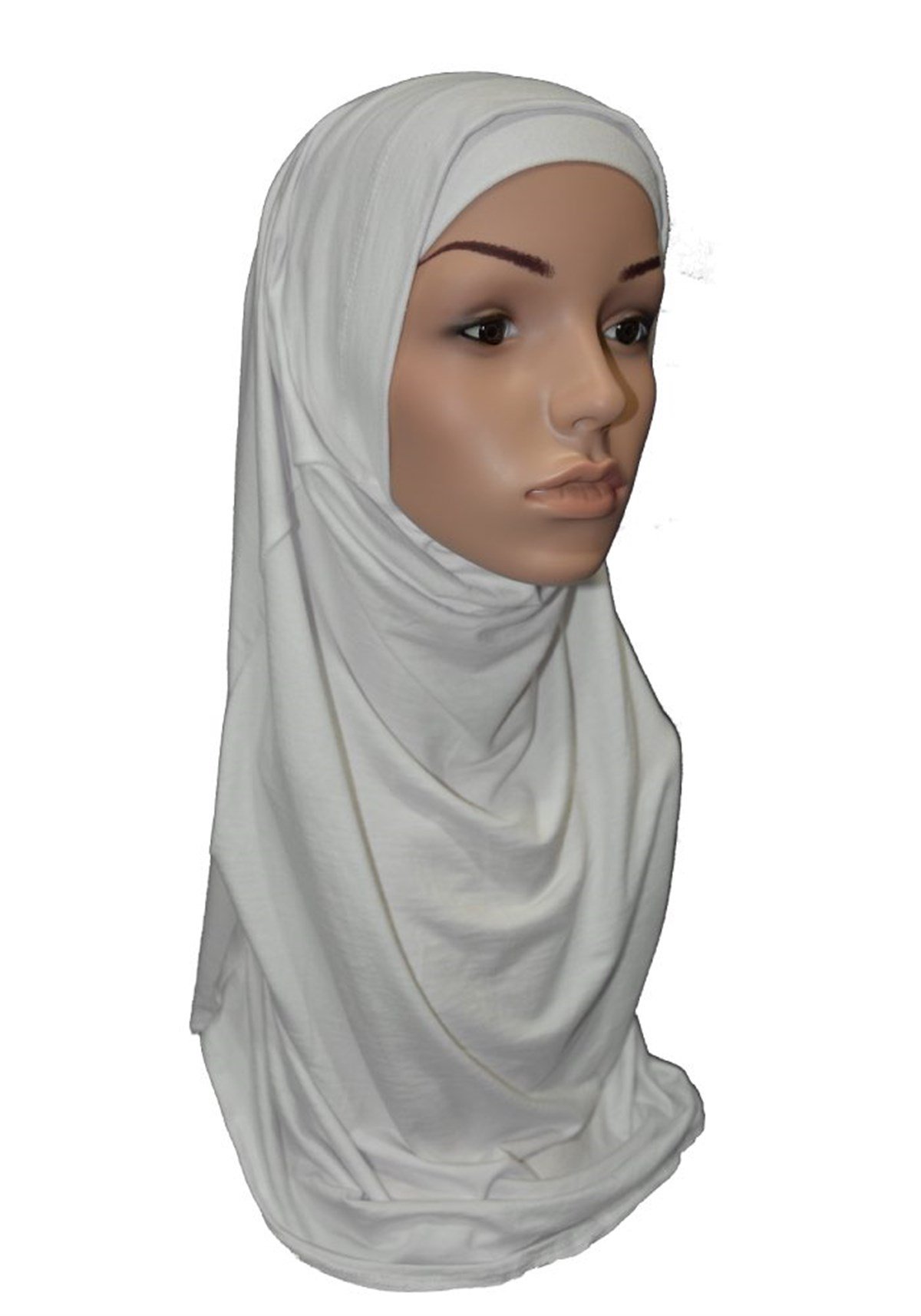 Kırık Beyaz Pratik Eşarp