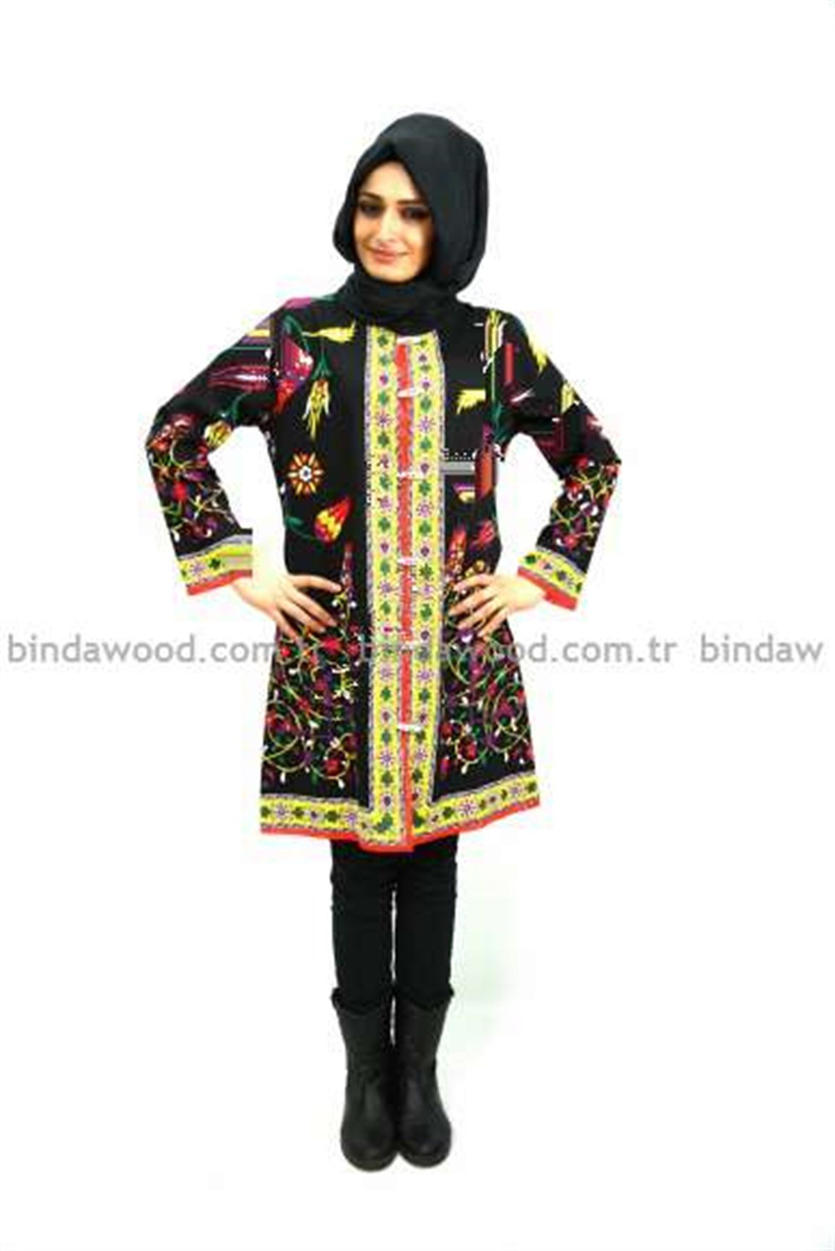 Kırmızı Bindallı Tunik