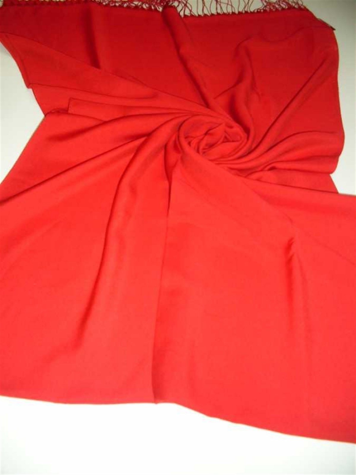 Kırmızı Puane Tesettür Şal