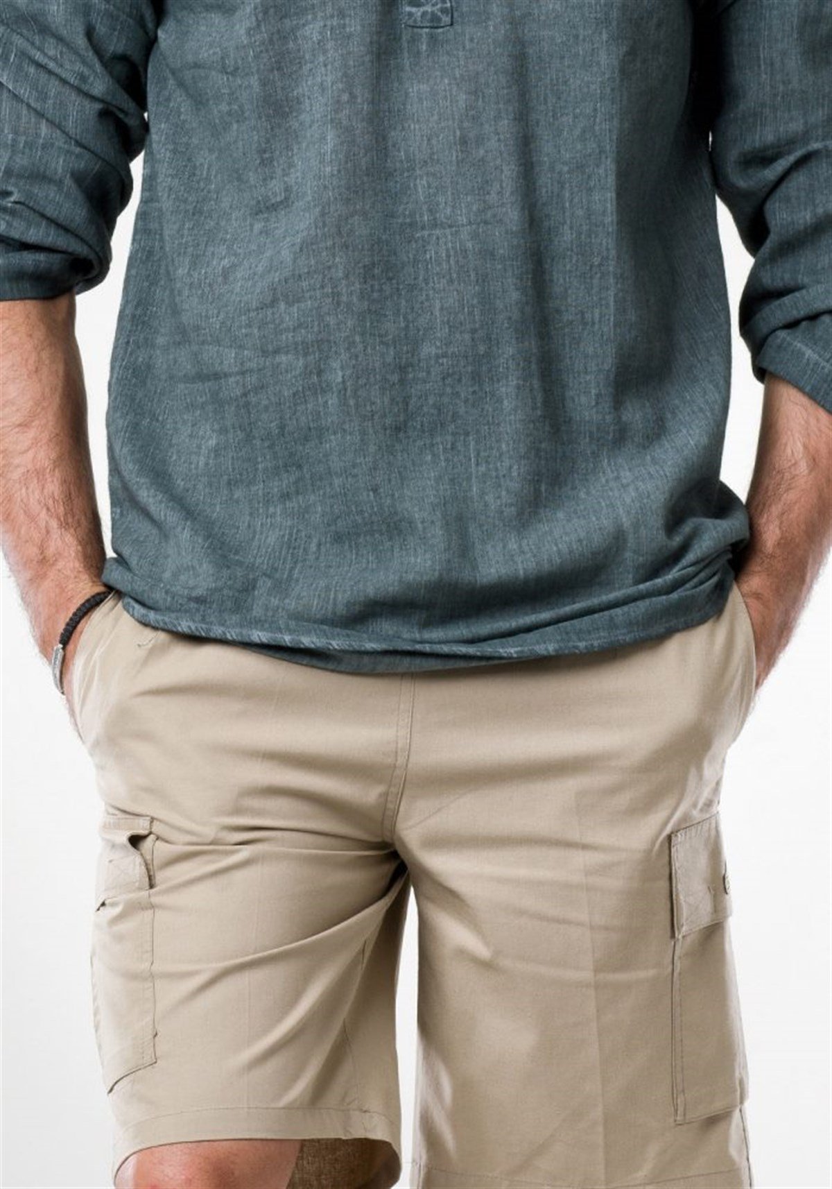 Kısa Pantolon Sütlü Kahve