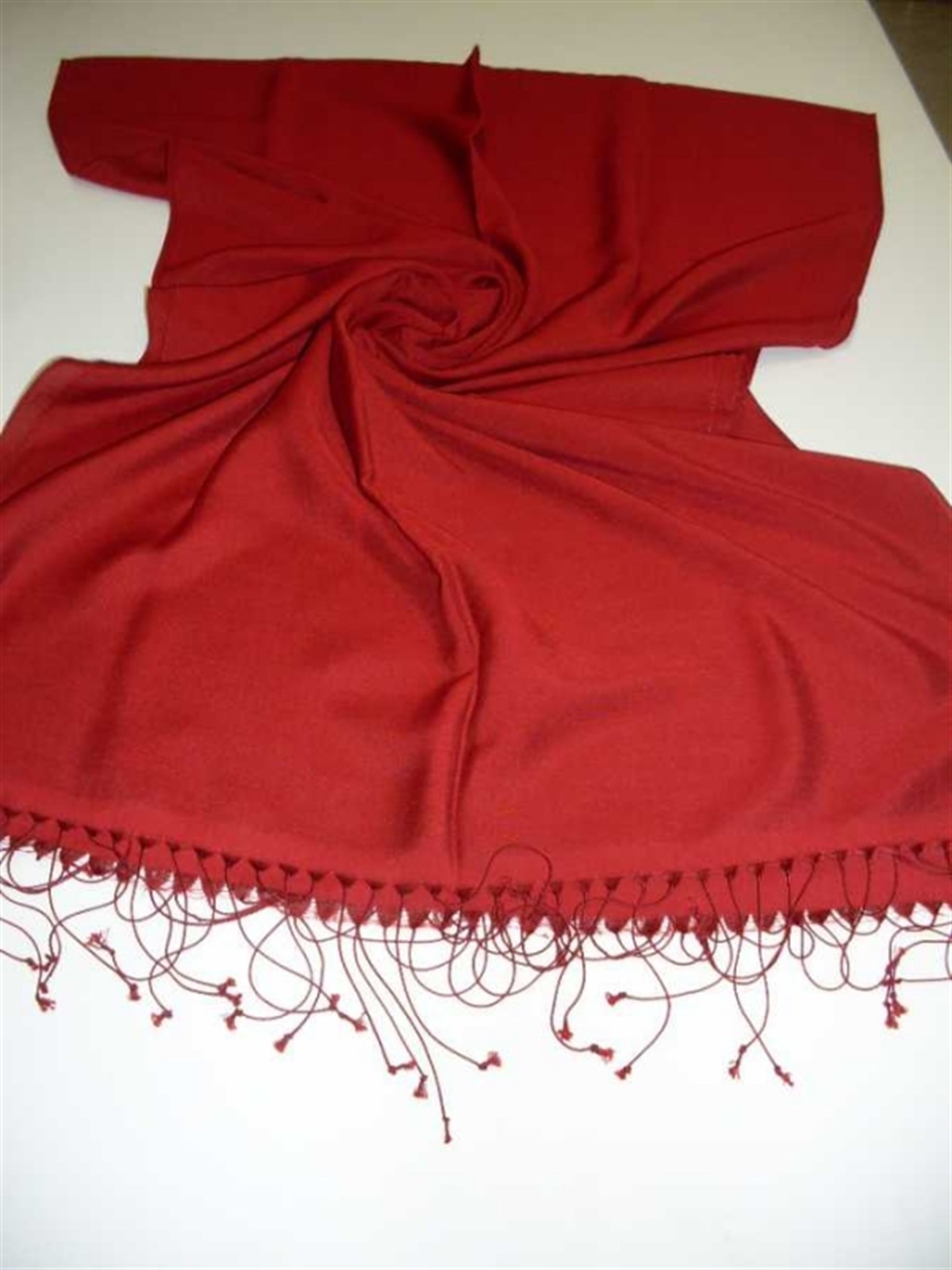 Kızıl Kahve Puane Tesettür Şal