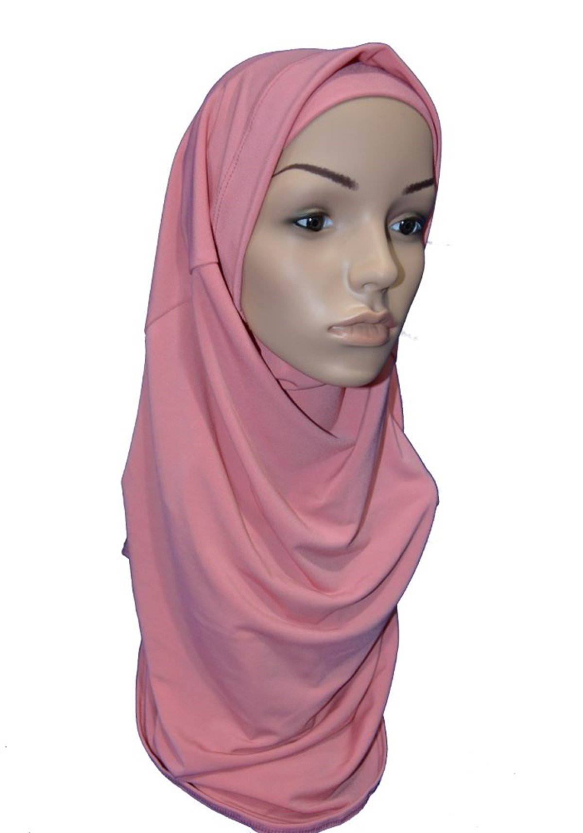 Koyu Pembe Pratik Eşarp