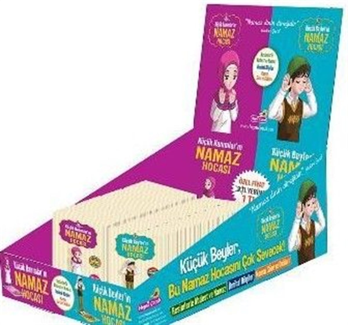 Küçük Beylerin ve Küçük Hanımların Namaz Hocası Resimlerle Abdest İlmihal Bilgiler 100 Kitap