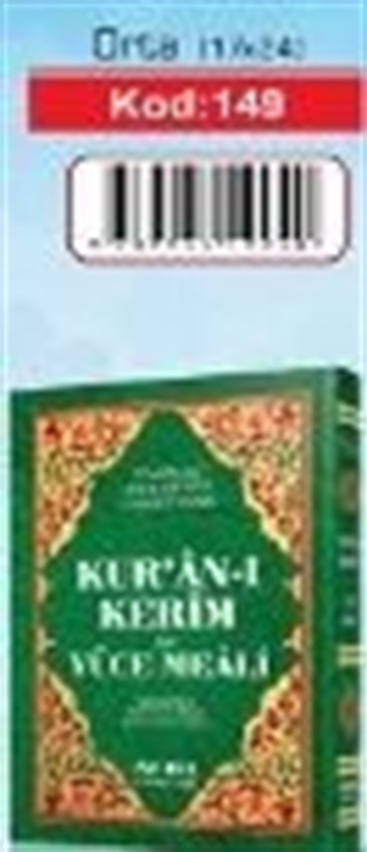 Kuranı Kerim Ve Yüce Meali Orta Boy Kod 149