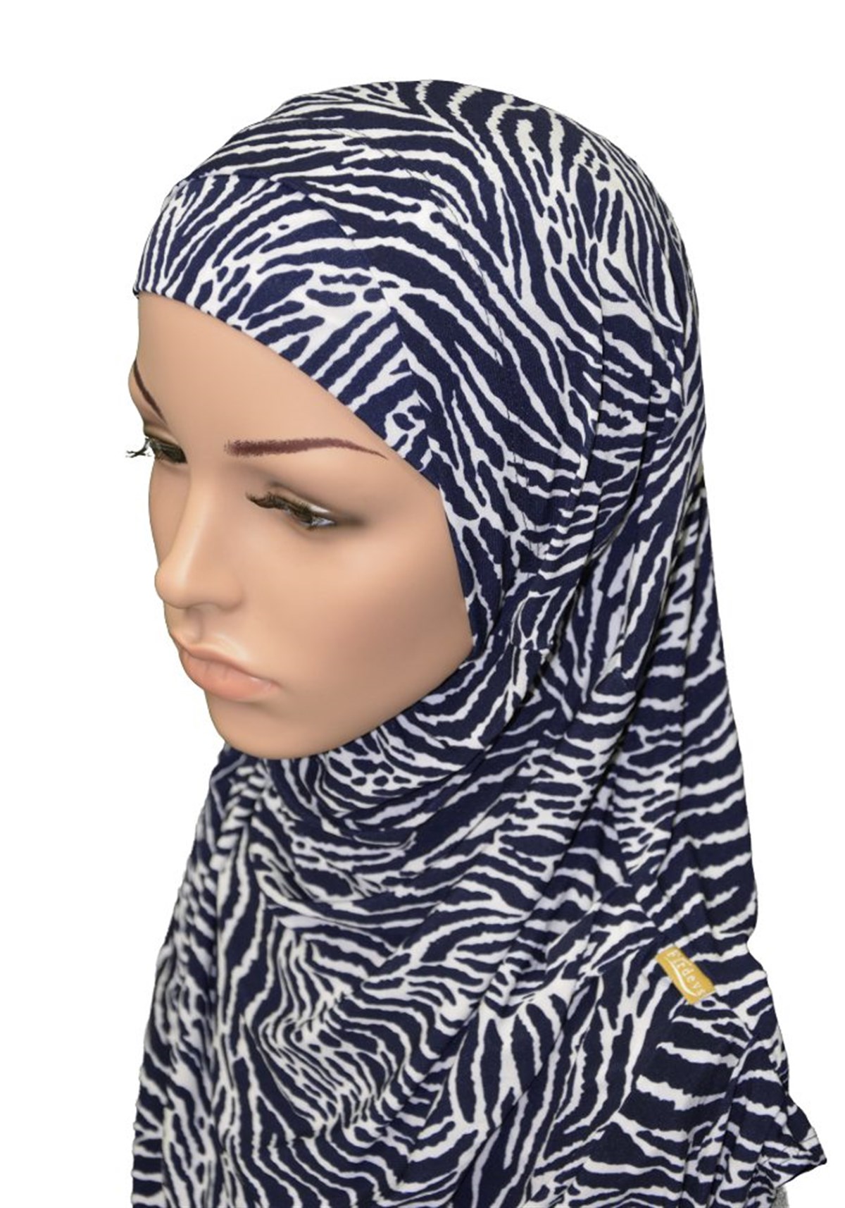 Laci Zebra Desen Pratik Eşarp