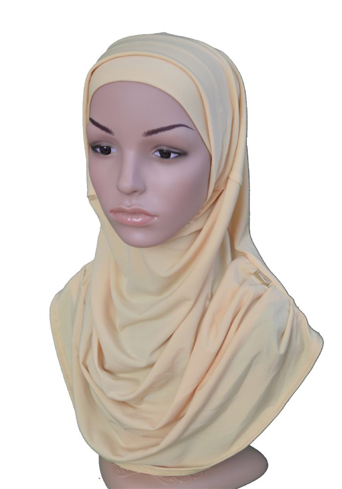 Light Sarı Pratik Eşarp