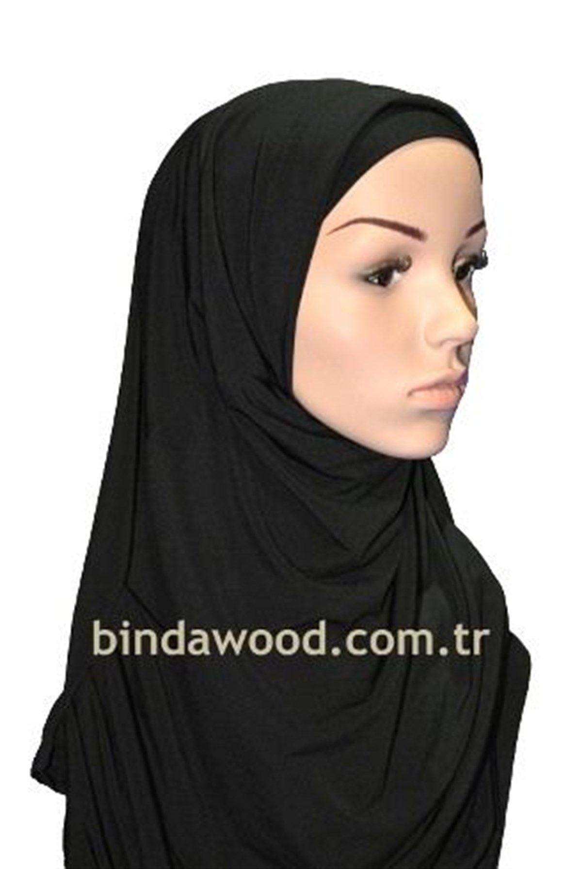 Mat Siyah Pratik Eşarp