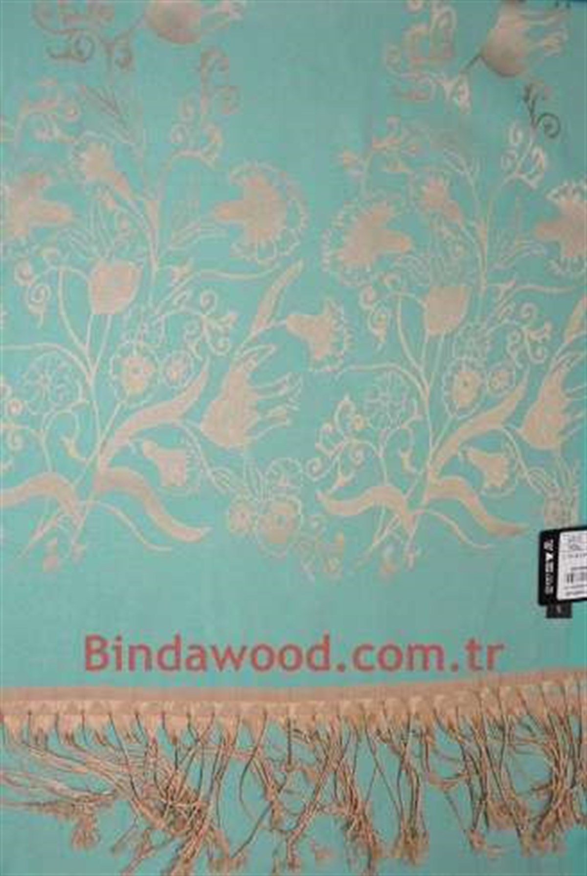 Mint Krem Tesettür Şal