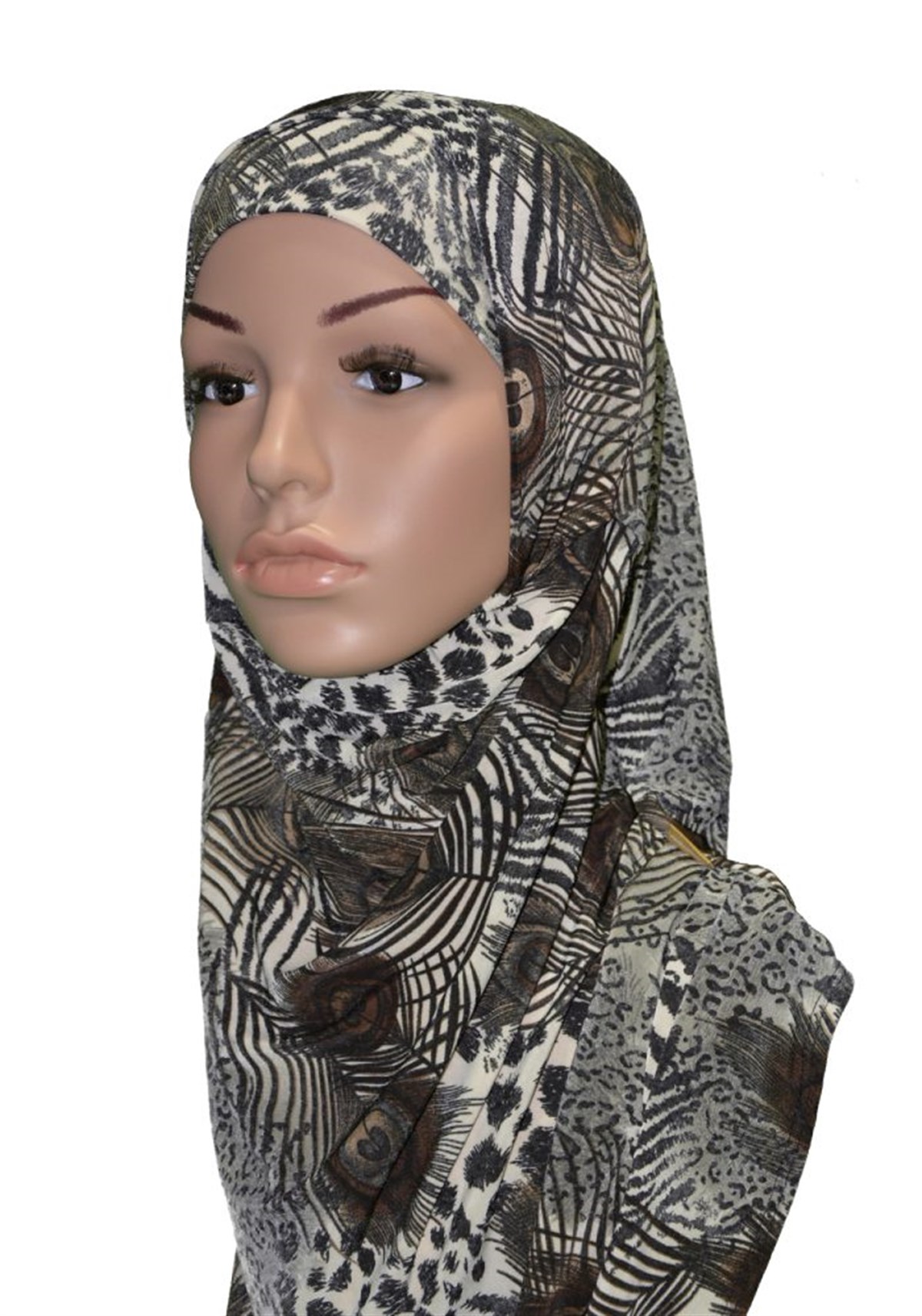 Otantik Desen Pratik Eşarp