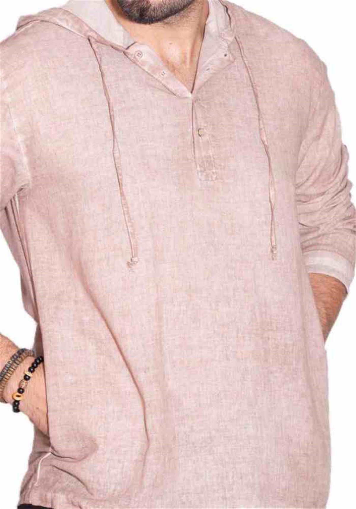 Otantik Sweatshirt Kapüşonlu Kahverengi