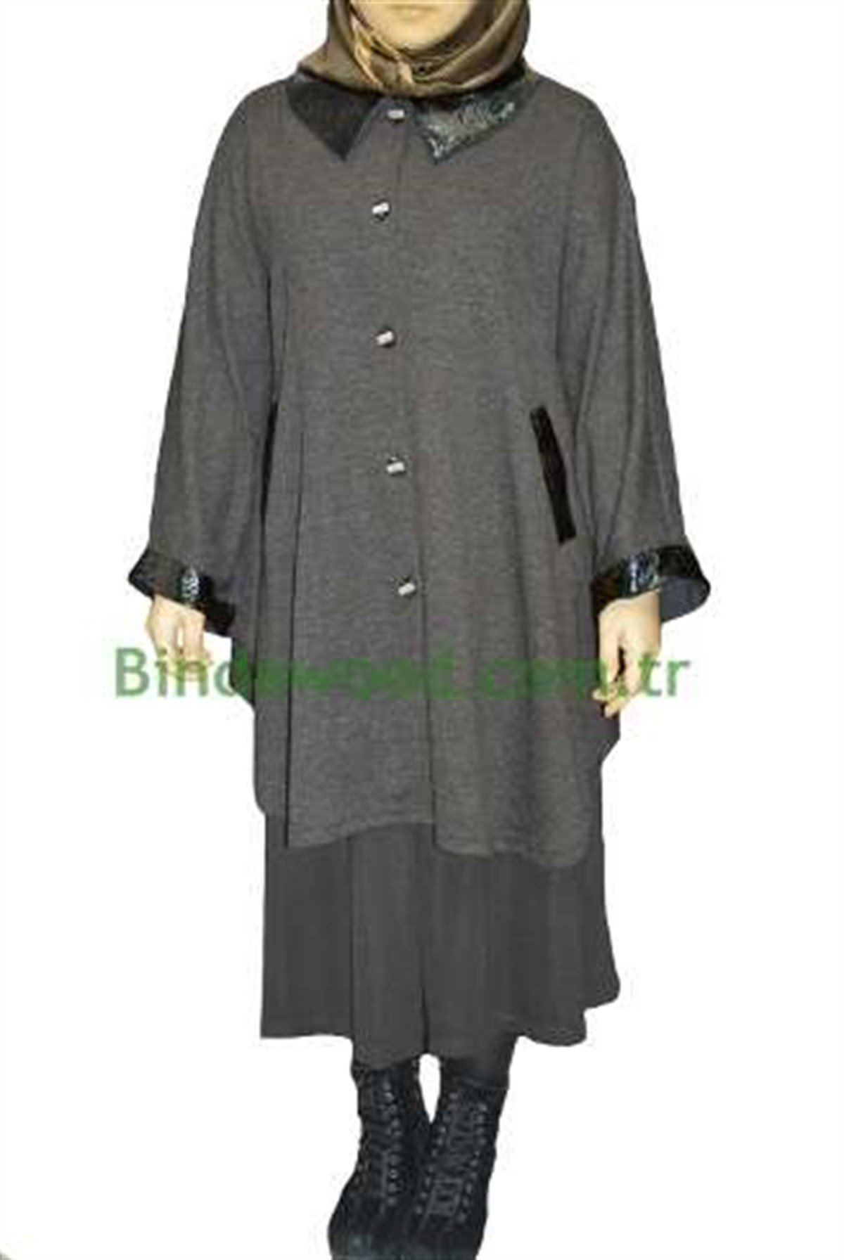 Panço Deri Kenarlı Kahverengi