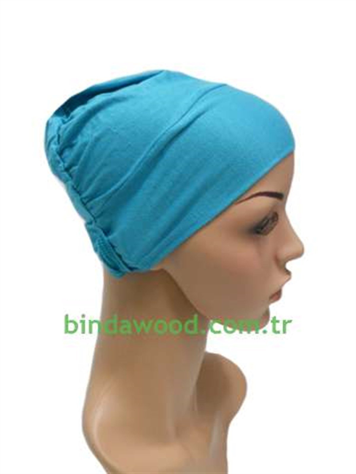 Petrol Mavisi Tesettür Bone