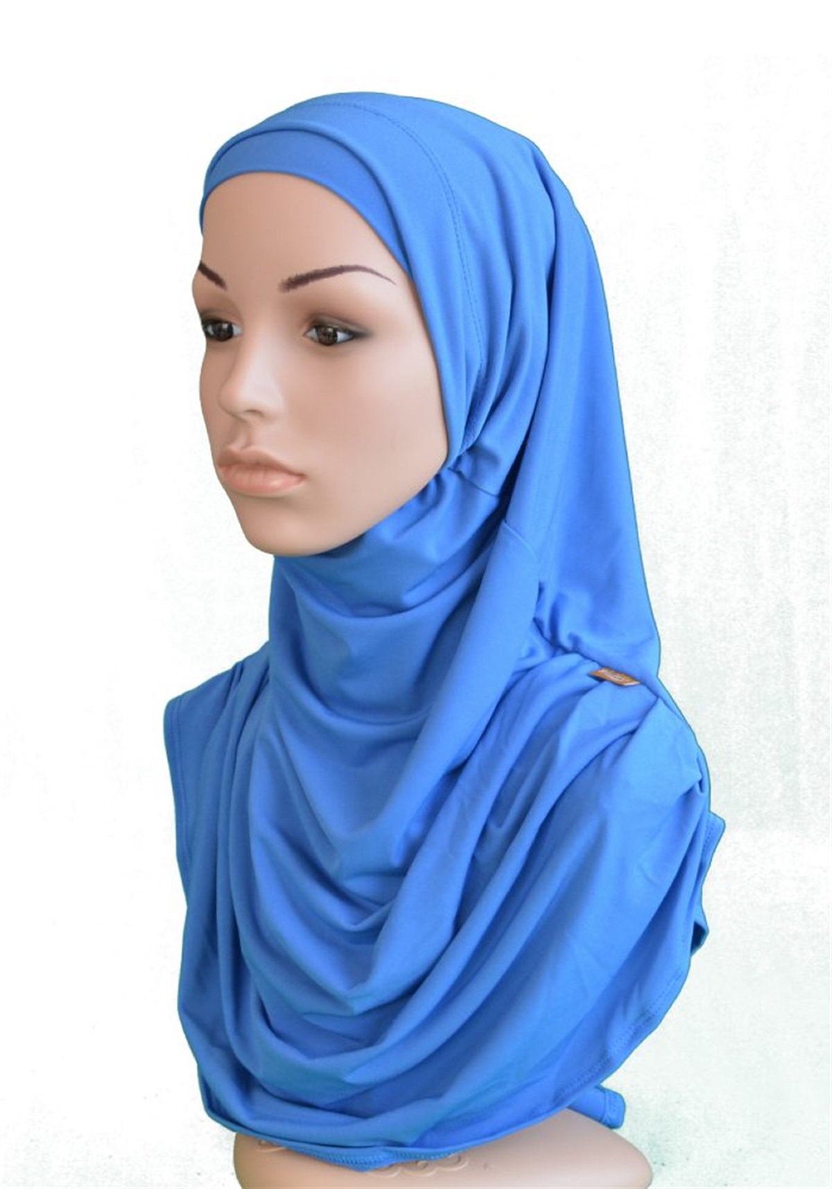 Peygamber Çiçeği Mavisi Pratik Eşarp