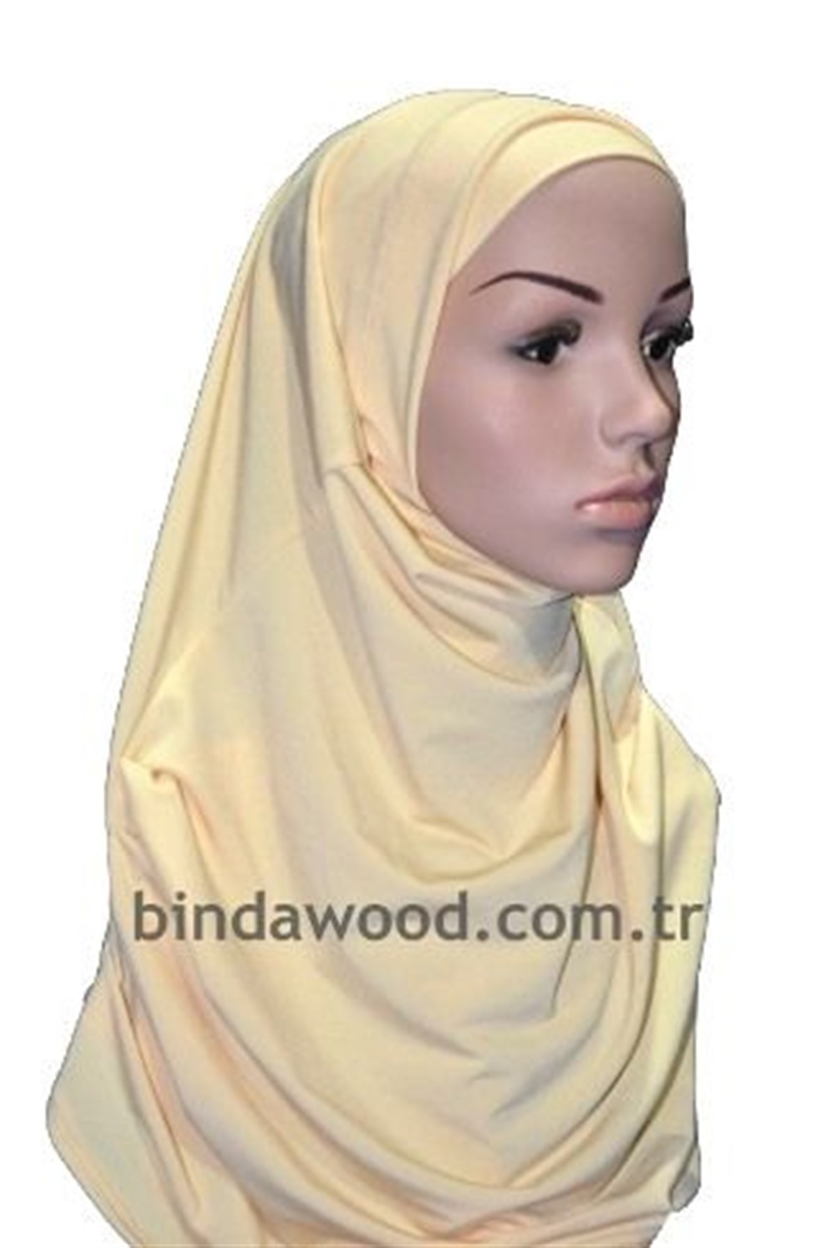 Safran Sarı Pratik Eşarp