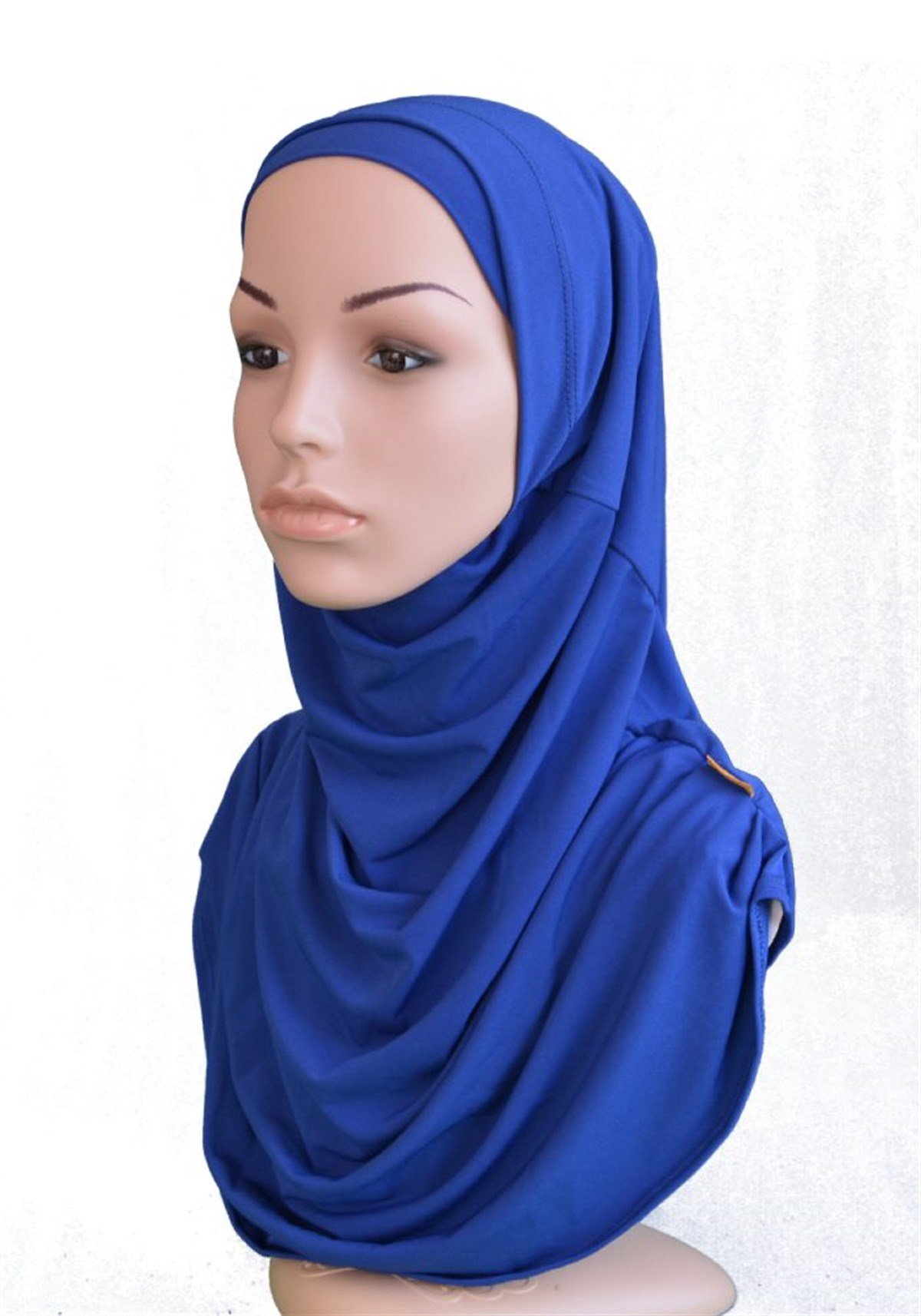 Sax Mavi Pratik Eşarp